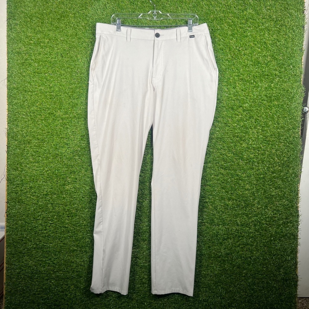 TravisMathew Mens Pants Size 35 Beige Classic Fit Casual‎ Golf Chinos